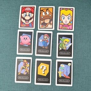 Set of 10 Nintendo 3DS AR Cards Augmented Reality